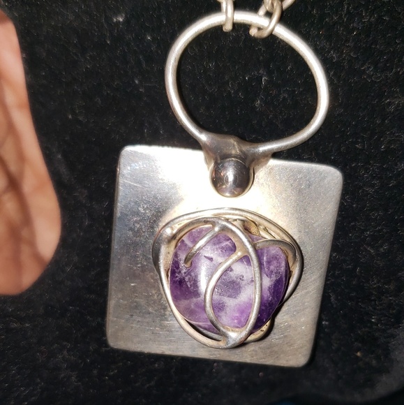 DANSK SMYKKEKUNST Jewelry - D.S. Denmark Sterling Silver Pendant Necklace